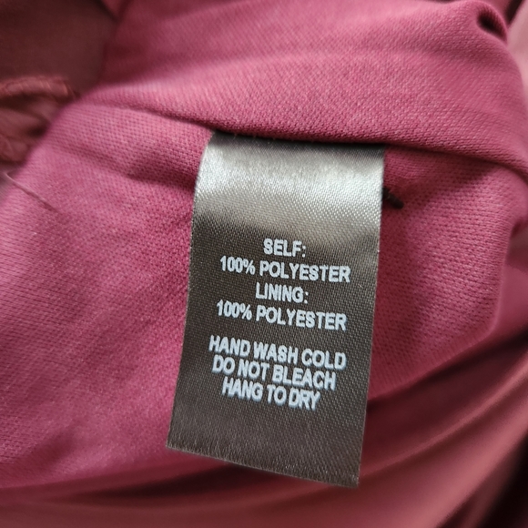 Lulus Kiss Me Now Plum Purple Satin Short Sleeve Wide-Leg Jumpsuit Small New - Picture 7 of 11